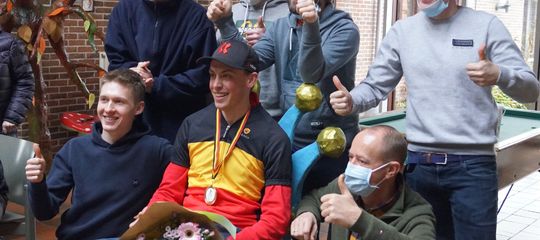 Lars is Belgisch kampioen G-veldrijden